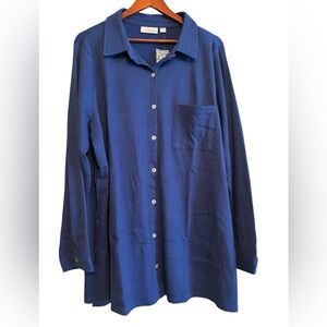 Belle by Kim Gravel blouse tunic size XL